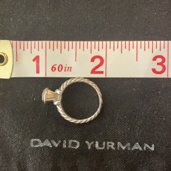David Yurman Pave & Sterling ring - Picture 12 of 14